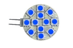 Żarówka LED G4 12V 2W 140lm Biała Ciepła - okrągła