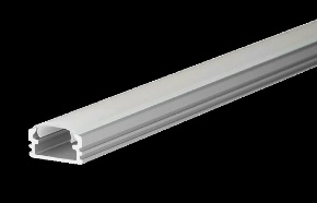 Profil aluminiowy nieanodowany + przesłona mleczna - M2